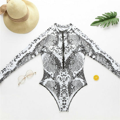 Sexy One Piece Sleeve Monokini-STYLEGOING