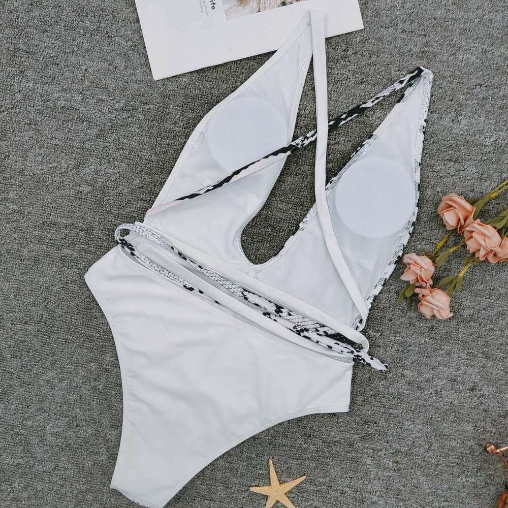 Sexy Snake Monokini Bikini Swimsuit-STYLEGOING