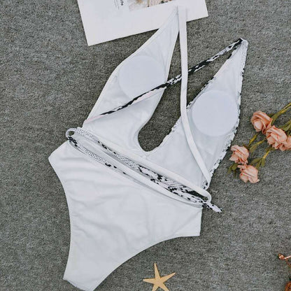 Sexy Snake Monokini Bikini Swimsuit-STYLEGOING