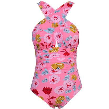 Plus Size Swimwear One Piece Swimsuit-STYLEGOING