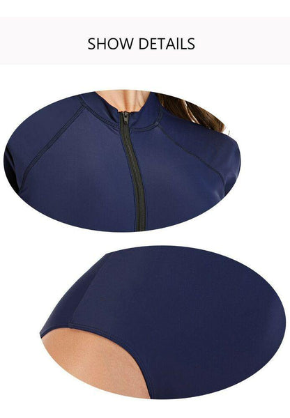 One Piece Rash Guard Swimwear-STYLEGOING