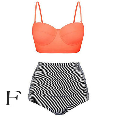 Sexy High Waist Bikini Set-STYLEGOING