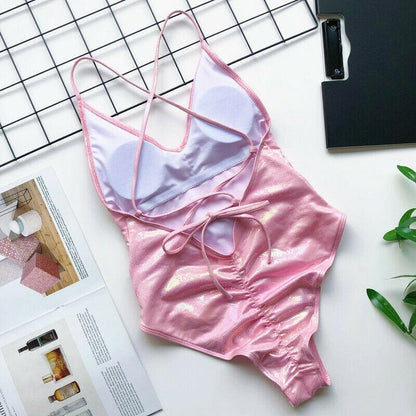 Summer Monokini Padded One Piece Bikini-STYLEGOING