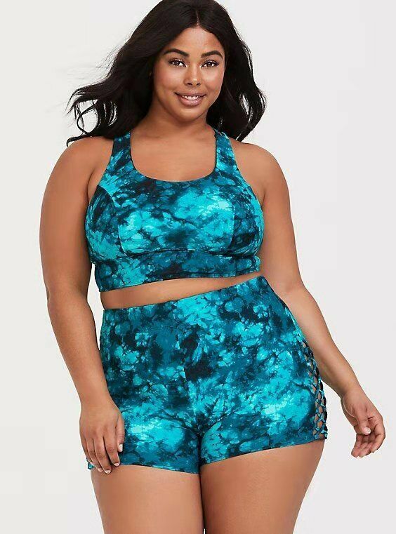 Plus Size Padded Bikini Set Beachwear Bra-STYLEGOING