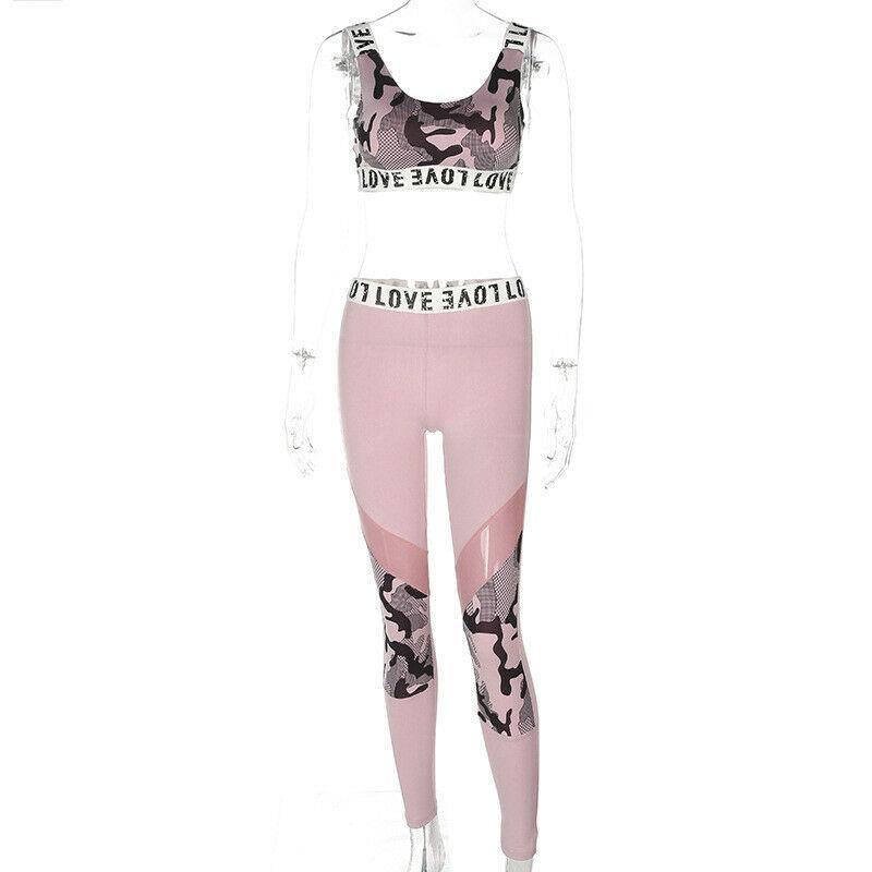 Pink Women Yoga Sutis for Jogging&Running-STYLEGOING