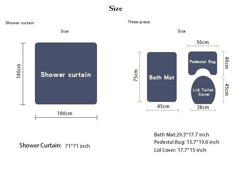 Red Lips Fabric Shower Curtain-STYLEGOING