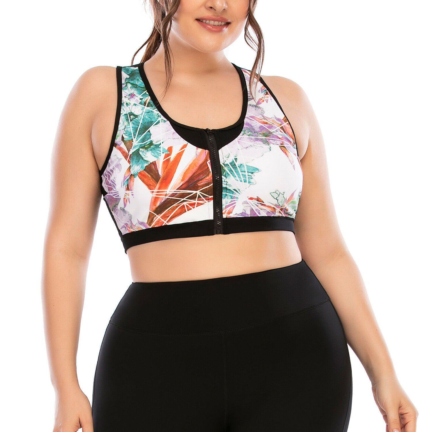 Women's Plus Size Yoga Set Fitness Gym Running Sports Outfit-STYLEGOING
