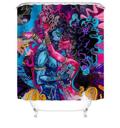Sexy Women Fabric Shower Curtain-STYLEGOING