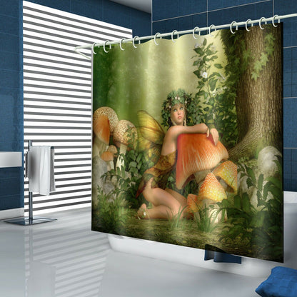 Fairy Fabric Shower Curtains-STYLEGOING