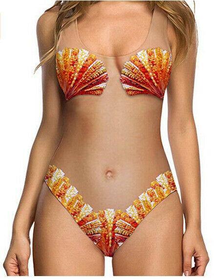 Summer Fruit Print One Piece Beach Swimwear-STYLEGOING