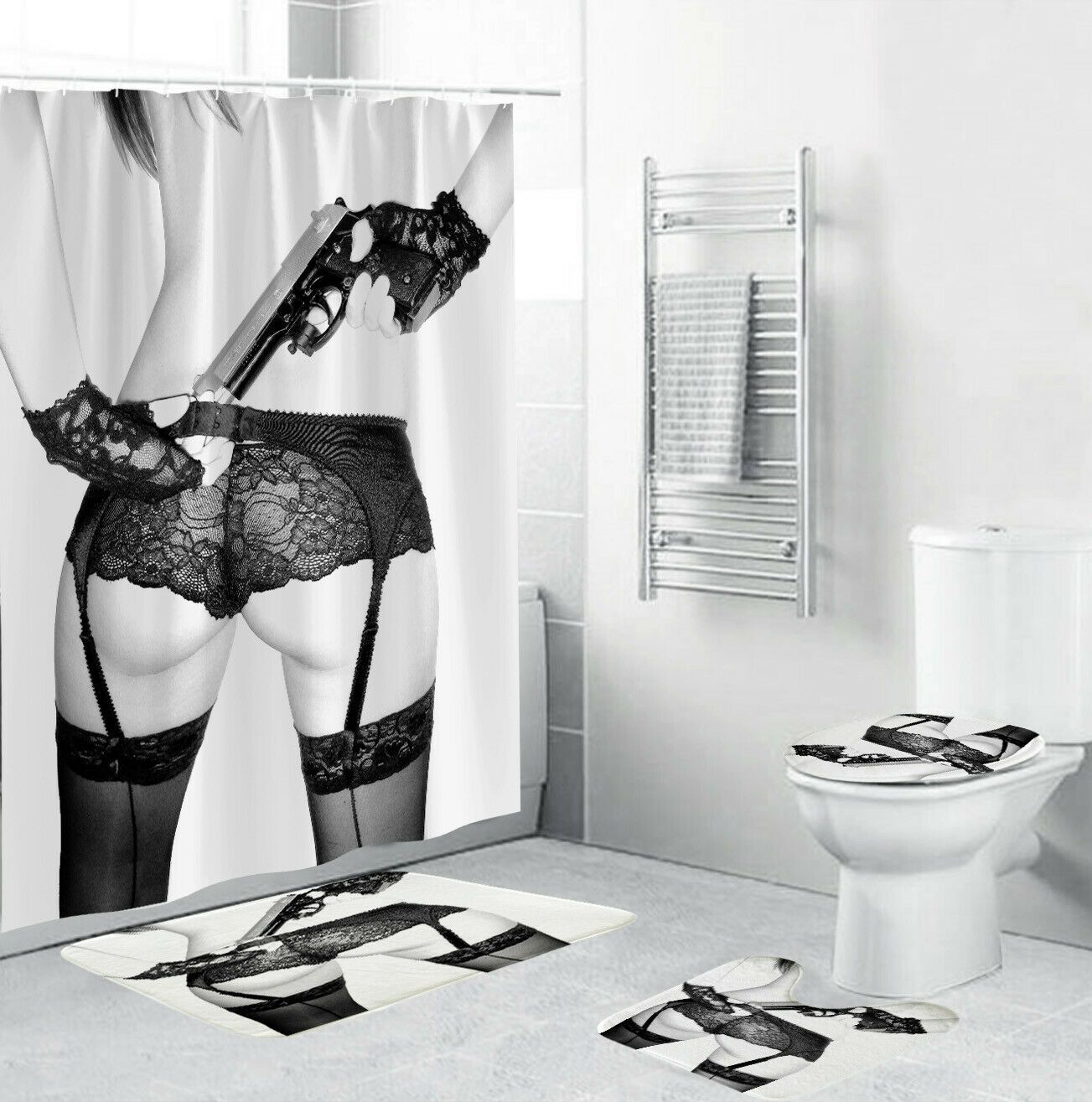 Beauty Bathroom Fabric Shower Curtain-STYLEGOING