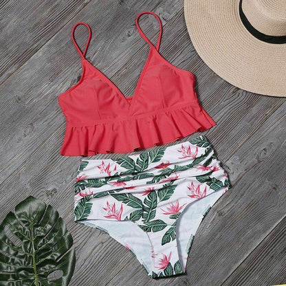 Women Sexy Floral Summer Bikini Swimwear-STYLEGOING