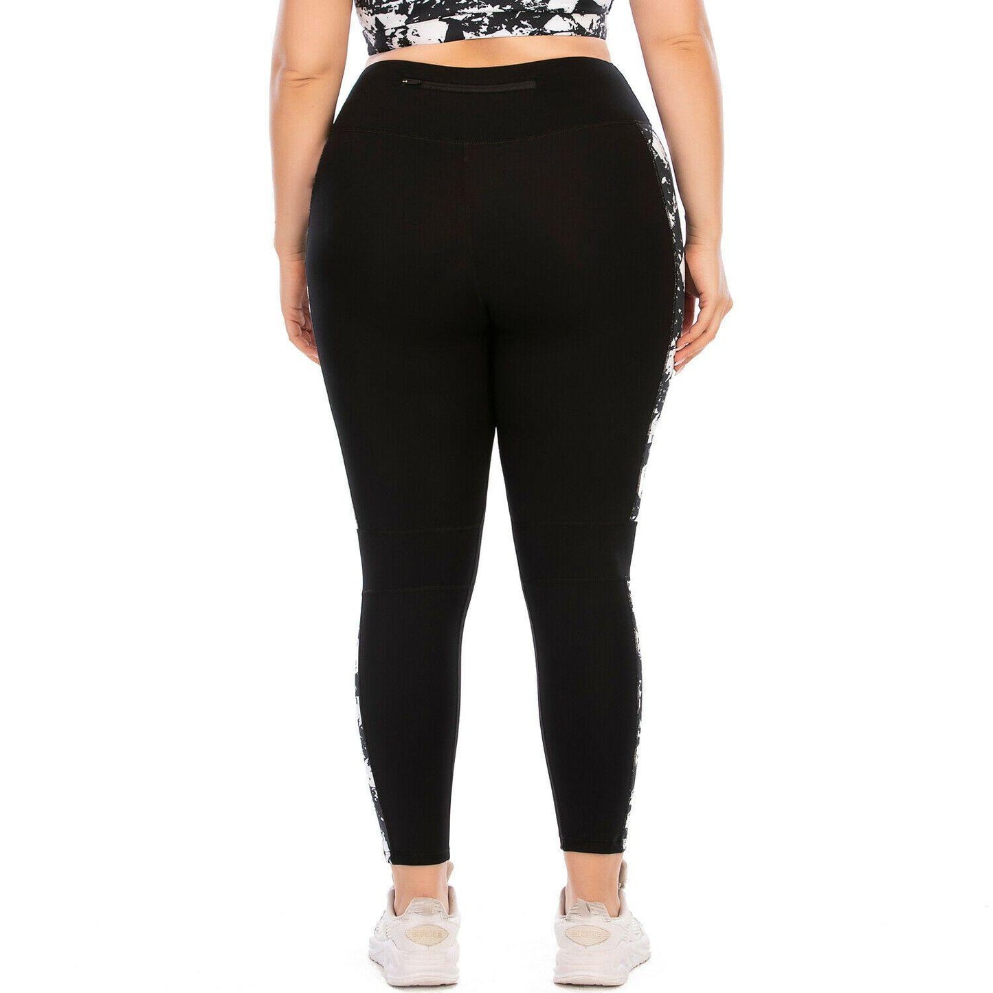 Women's Plus Size Yoga Set Gym Sports Bra Leggings Pants Fitness Jogging Outfit-STYLEGOING