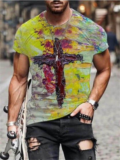 Summer Crewneck Slim Undershirt Tee Tops-STYLEGOING